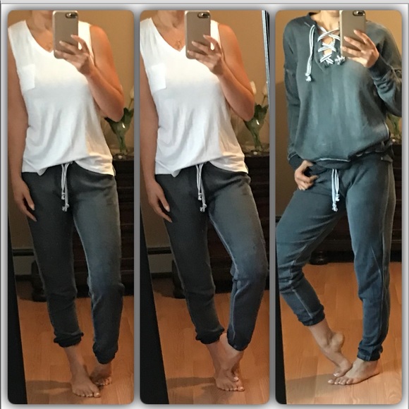 Pants - New💜Grey wash joggers